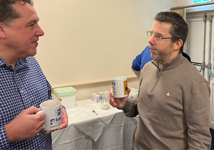 Alex Craven at a BBN business breakfast networking meeting