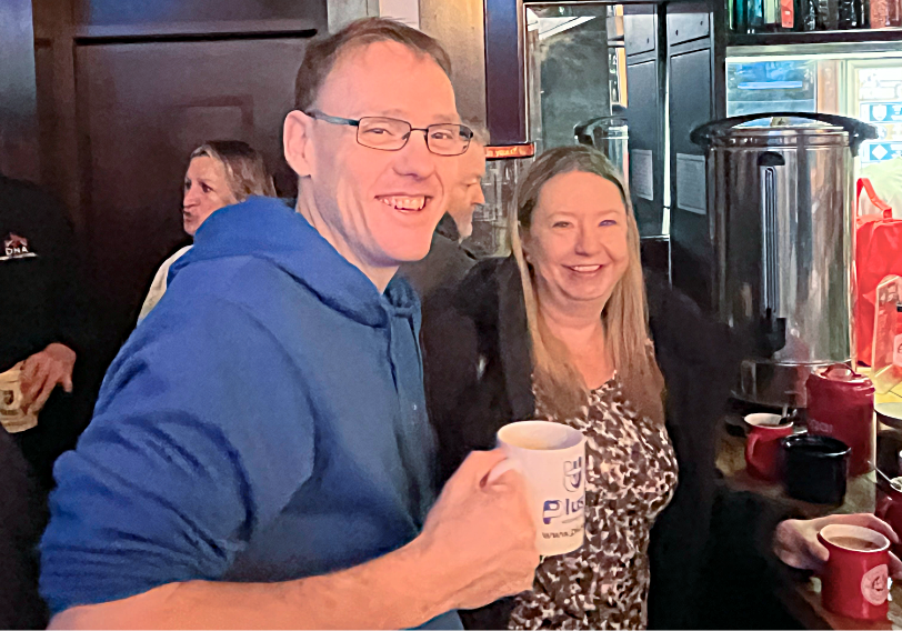 David Breaker at a BBN business breakfast networking meeting