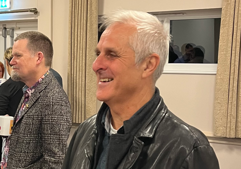 Kevin Edmonds at a BBN business breakfast networking meeting