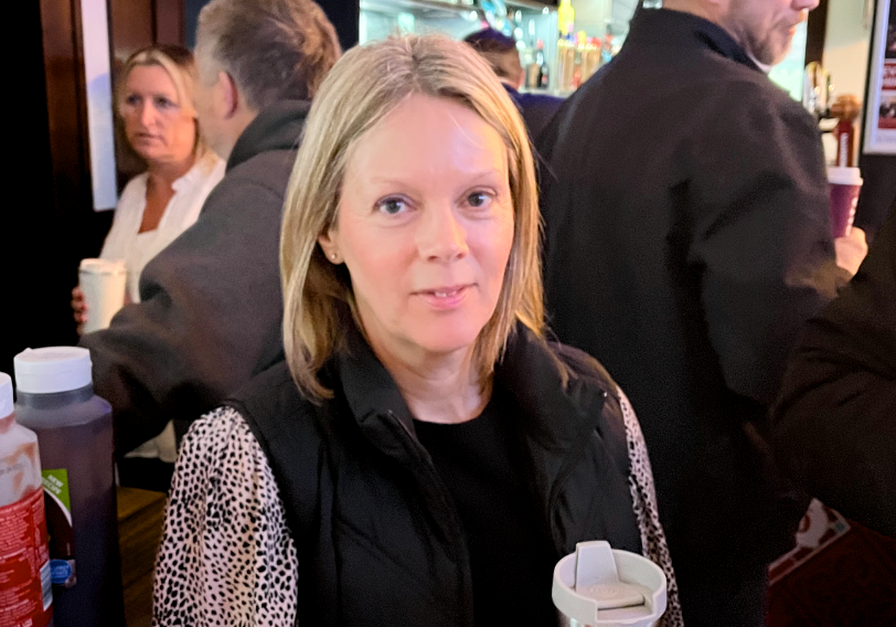 Lyndsey Moore at a BBN business breakfast networking meeting