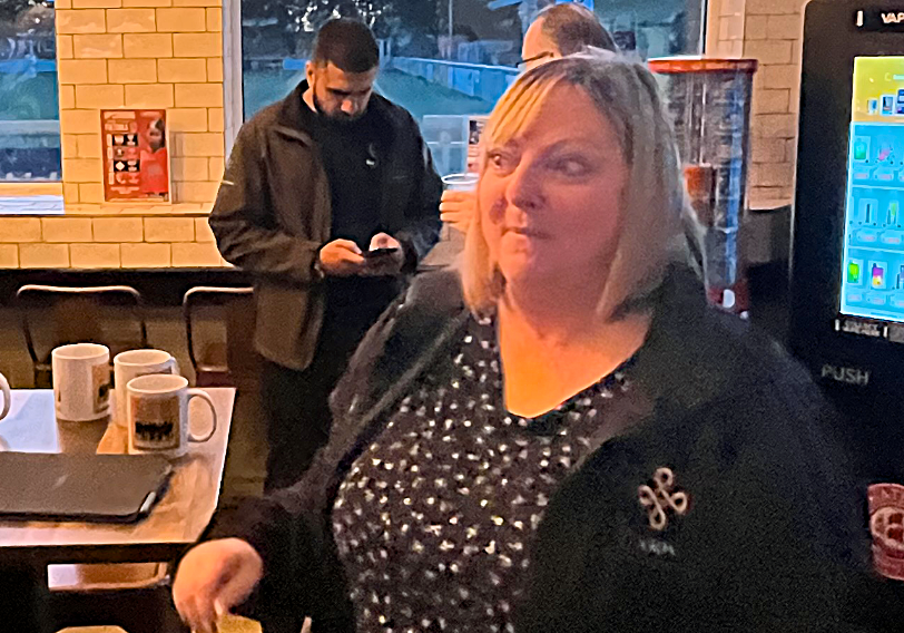 Maria Wilson at a BBN business breakfast networking meeting